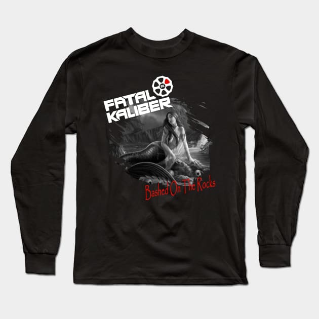 Bashed On The Rocks Long Sleeve T-Shirt by fkarmory